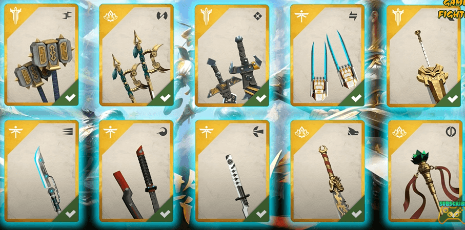 shadow fight 2 ranged weapons